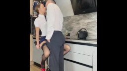 Tinyangelx - Flight Attendant Gets Fucked By A Pilot