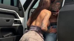 Jamie Lynn - Rinaldi Tinder Date Plows Me Hard On In Truck Out In The Road